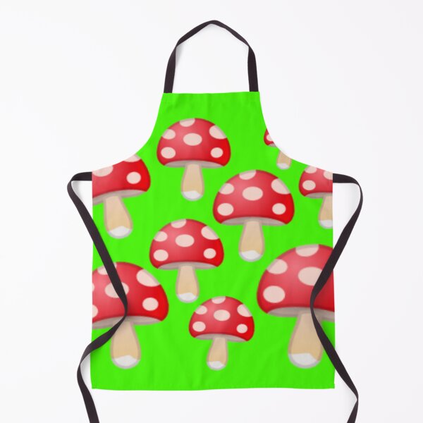 Item preview, Red Green Mushroom Pattern designed and sold by ZubiyaArt.