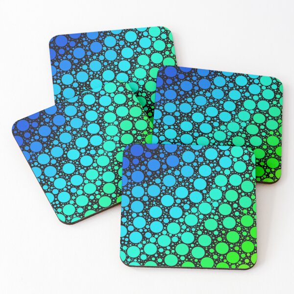 Item preview,  dotted pattern with gradient color (black background) designed and sold by riceayoj.