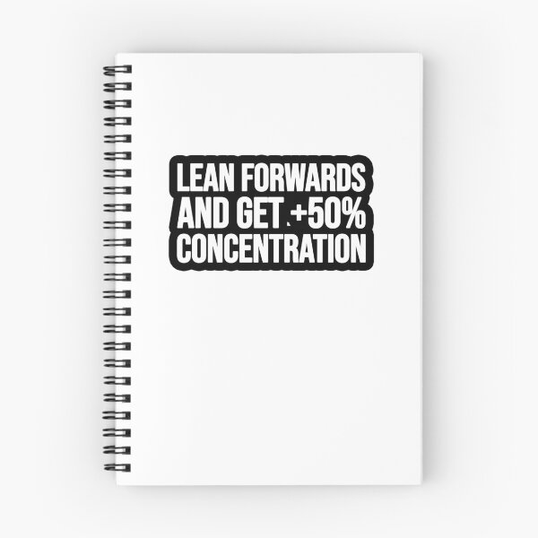 Item preview, Lean forwards and get + 50% concentration designed and sold by TopsellerShirts.