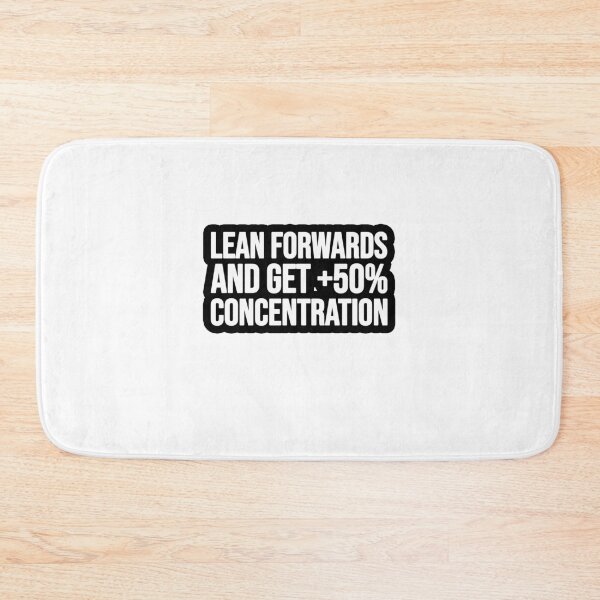 Item preview, Lean forwards and get + 50% concentration designed and sold by TopsellerShirts.