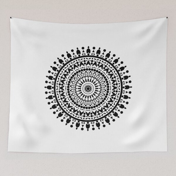 Item preview, Mandala Dotted (Black) designed and sold by superdumb70.