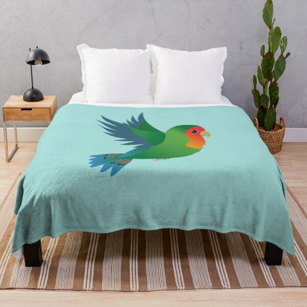 Item preview, Flying green peach faced lovebird designed and sold by Bwiselizzy.