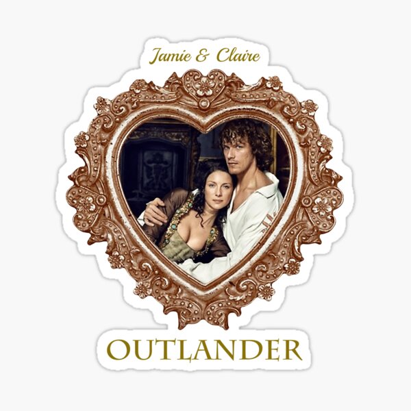 Jamie and Claire Sticker