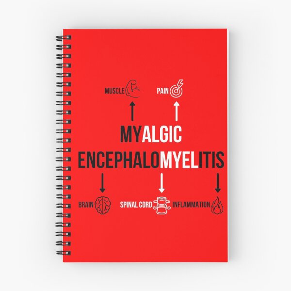 Item preview, ME/CFS Awareness: Black and White on Red Myalgic Encephalomyelitis Definition Diagram designed and sold by Chantelle Spies.