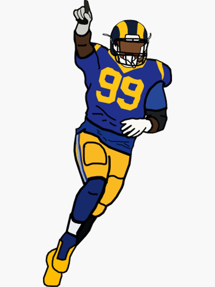 Official Aaron Donald Los Angeles Rams Home Decor, Rams Aaron Donald Home  Goods, Office Rams Decorations