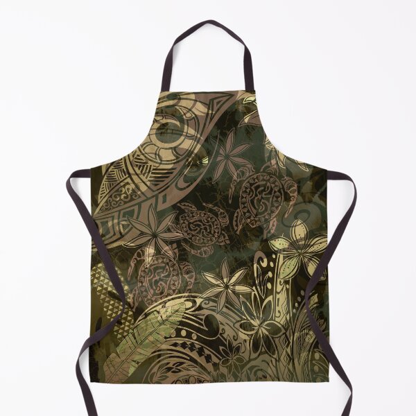 Item preview, Hawaiian - Polynesian Brown Watercolor Abstract designed and sold by sunnthreads.