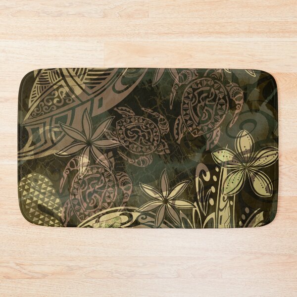 Item preview, Hawaiian - Polynesian Brown Watercolor Abstract designed and sold by sunnthreads.