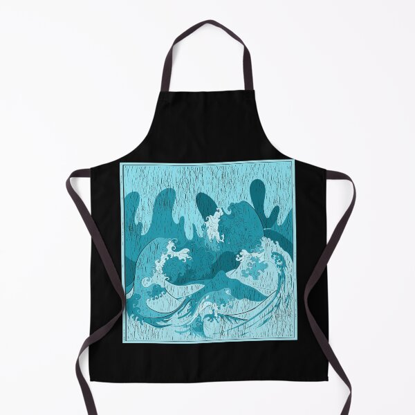 Item preview, Grunge Aesthetic Wave Blue Pastel Goth designed and sold by bestshirtdesign.