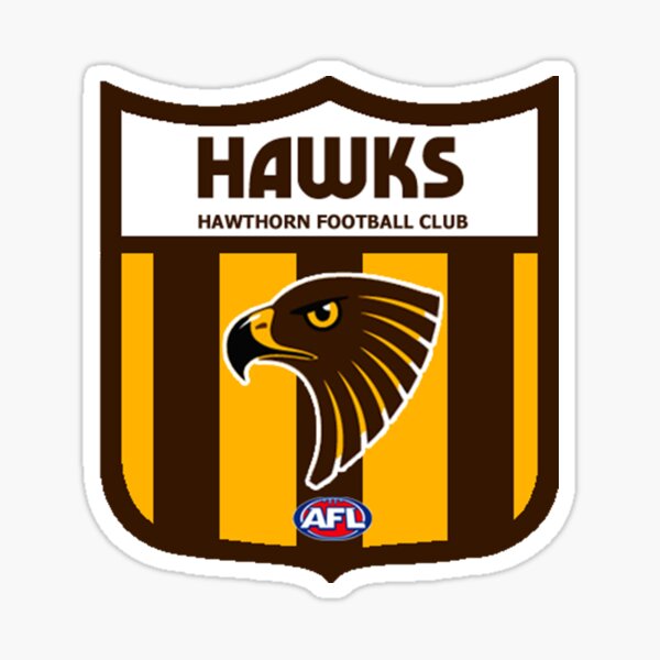 Hawthorn Hawks AFL 3D Chrome Emblem Badge For Cars Bikes Laptops Man Cave Gift 