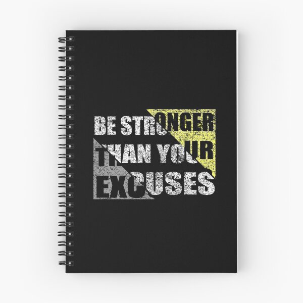Item preview, Be Stronger Than Your Excuses  designed and sold by VikiQuick.