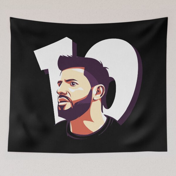 Item preview, sergio aguero artwork designed and sold by riceharold.