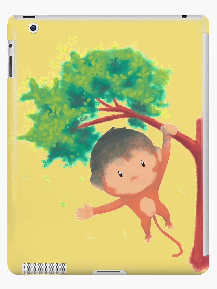 Laughing Monkey Saying Hii iPad Case & Skin for Sale by Ani1111