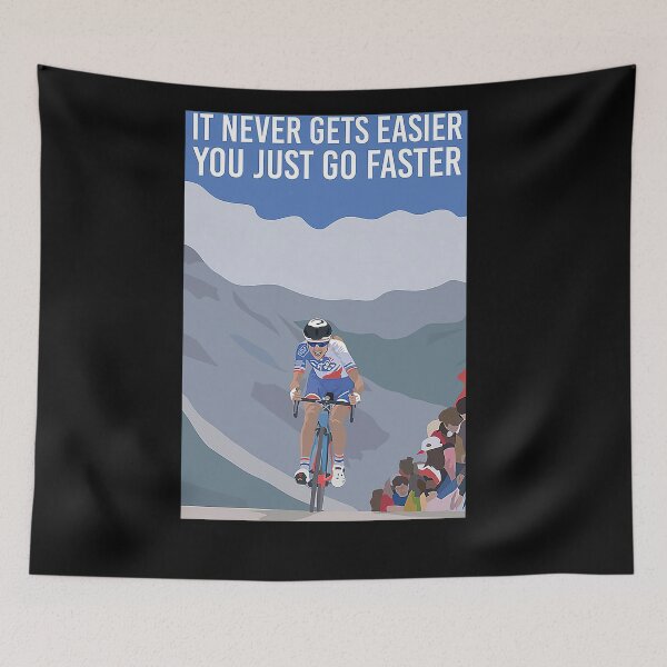 Item preview, Cycling It never gets easier you just go faster designed and sold by Cooper73.