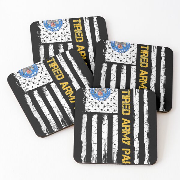 Item preview, Vintage USA American Flag Proud Retired US Army Papa Funny designed and sold by Conor6Dalla.
