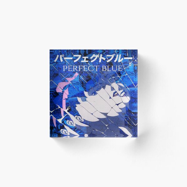 Perfect Blue Fan Art Acrylic Block