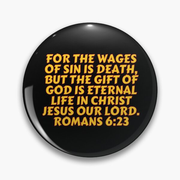 Item preview, Bible Verse Romans 6:23 designed and sold by Prayingwarrior.