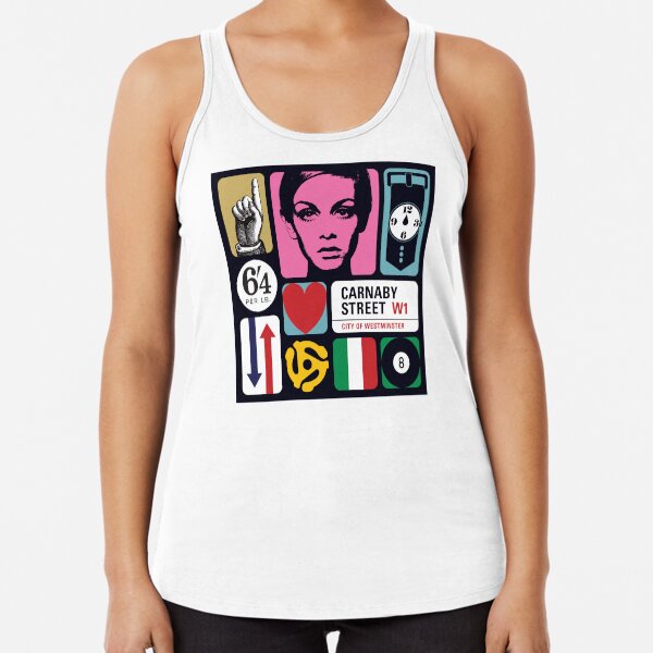 Swinging Sixties One Racerback Tank Top