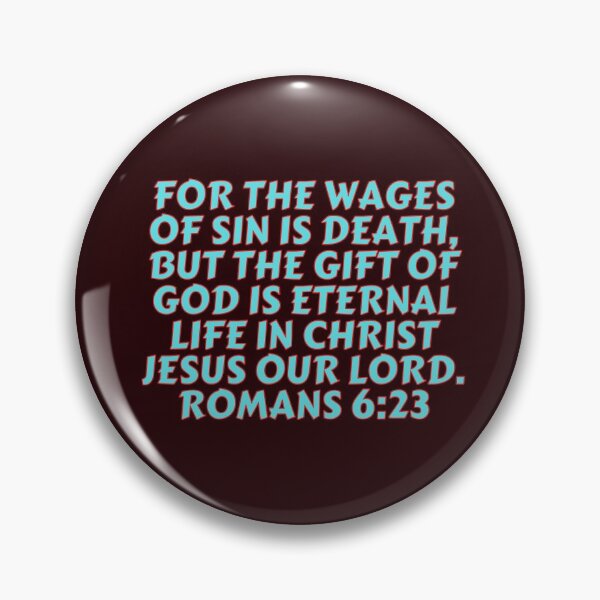 Item preview, Bible Verse Romans 6:23 designed and sold by Prayingwarrior.