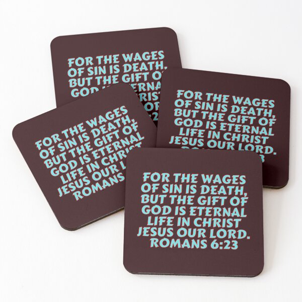 Item preview, Bible Verse Romans 6:23 designed and sold by Prayingwarrior.