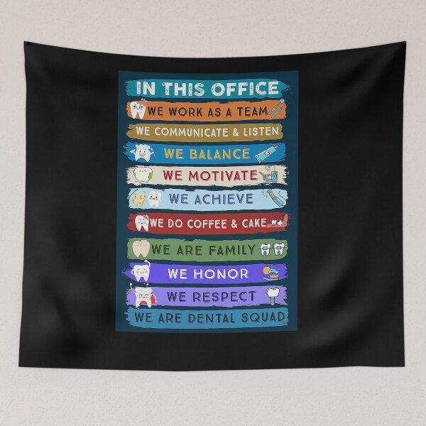 Item preview, Dentist In This Office we work as a team we are dental squad designed and sold by Cooper73.