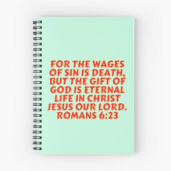 Item preview, Bible Verse Romans 6:23 designed and sold by Prayingwarrior.