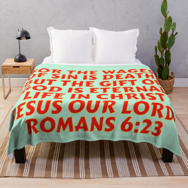 Item preview, Bible Verse Romans 6:23 designed and sold by Prayingwarrior.