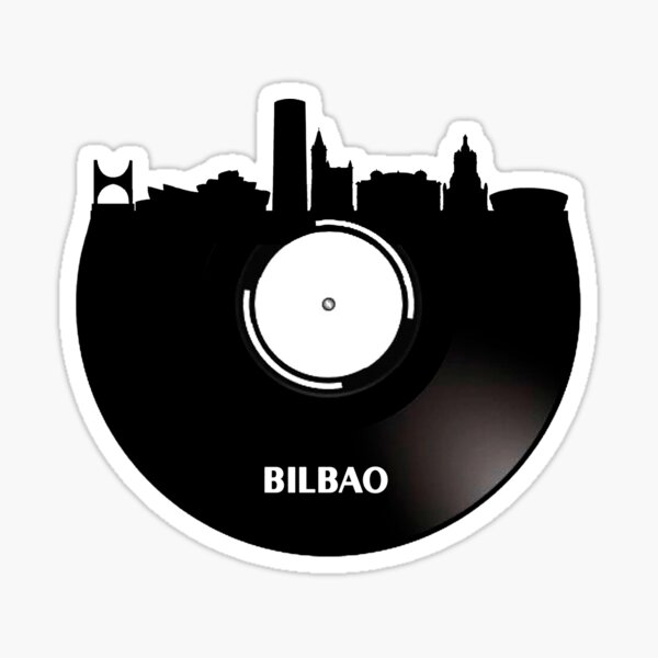 Vista previa del artículo con la obra «Vinilo Bilbao», diseñado y vendido por DFerraz.