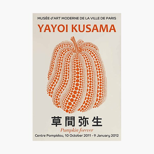 Yayoi Kusama - Pumpkin Photographic Print