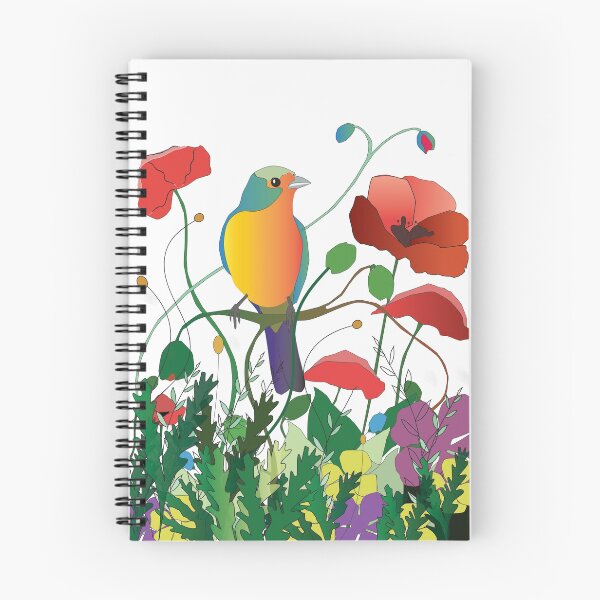 Item preview, Bird and flowers designed and sold by Rionda.