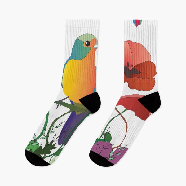 Item preview, Bird and flowers designed and sold by Rionda.