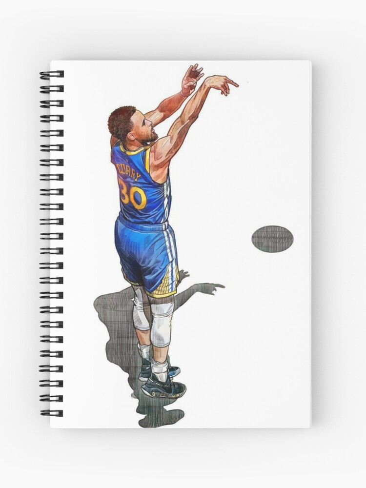 Stephen Curry #30 Golden State Warriors Jersey Spiral Notebook