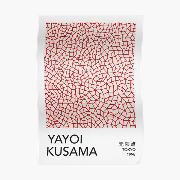 Yayoi Kusama Exhibition Poster Poster