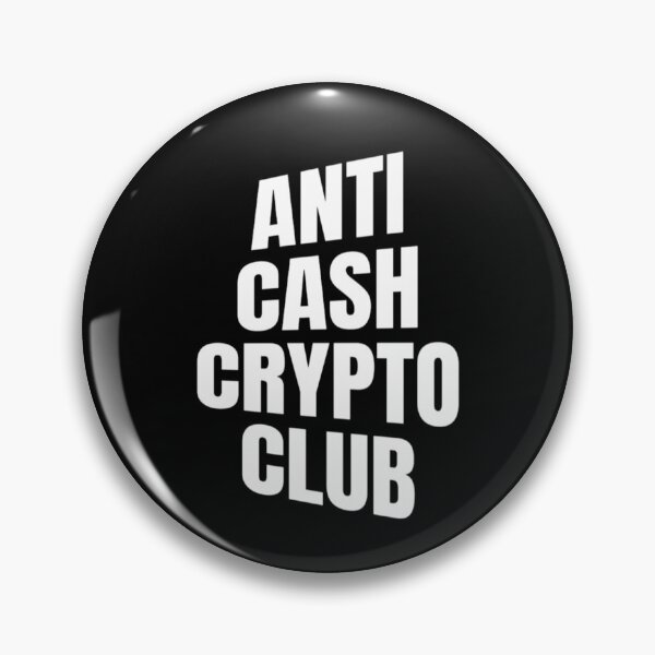 Item preview, Anti Cash Crypto Club Shirt Bitcoin NFT Cryptocurrency Shirts designed and sold by dgavisuals.