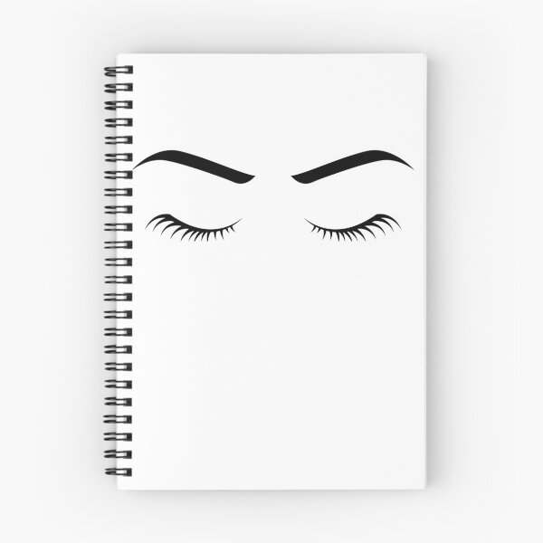 Item preview, Women Cute Cool Summer Sleeping Eyelashes With Eyebrow Make Up Lash Artist Cosmetologist designed and sold by Dr.YesOrNo.