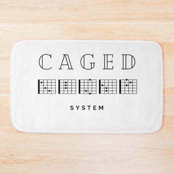 Item preview, CAGED System Guitar Chords Light Theme designed and sold by nightsworthy.