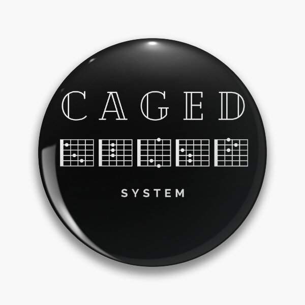 Item preview, CAGED System Guitar Chords Dark Theme designed and sold by nightsworthy.