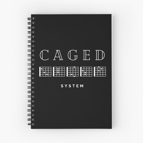 Item preview, CAGED System Guitar Chords Dark Theme designed and sold by nightsworthy.
