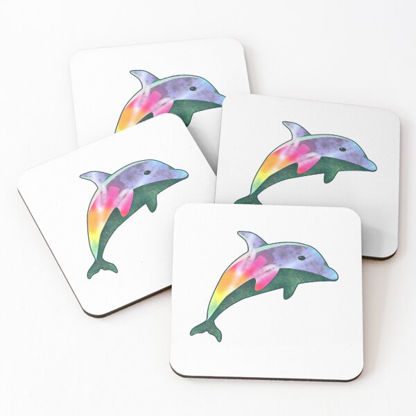 Item preview, Tie Dye Dolphin  designed and sold by Studio Bako.