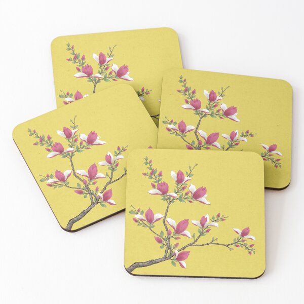 Item preview, Magnolia E: Minhwa-Korean traditional/folk art designed and sold by minsillust.