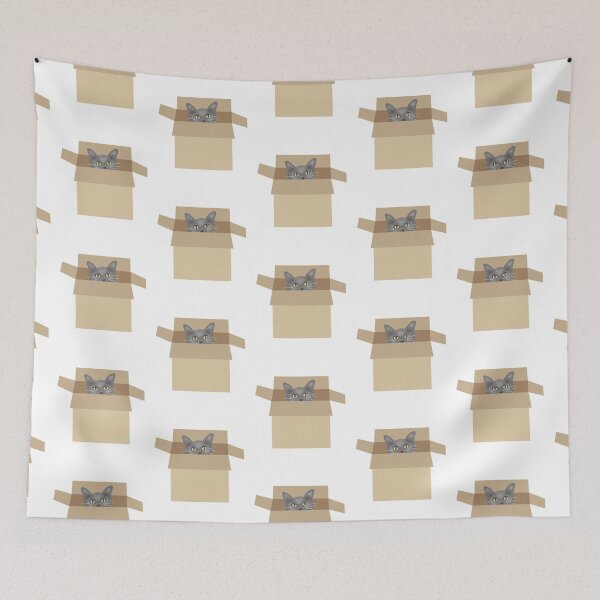 Item preview, Cat in the box designed and sold by Cintia Tamanaha.