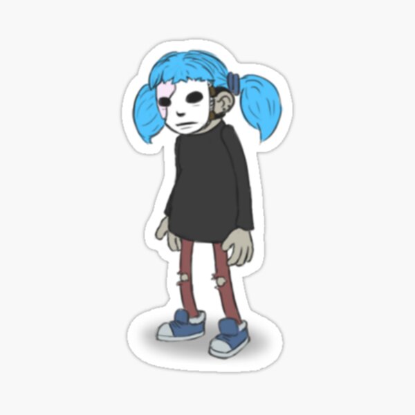 sally face angry Sticker