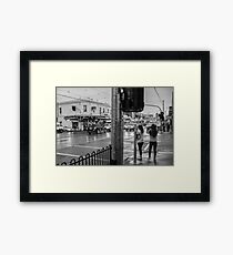 Pedestrians Framed Print
