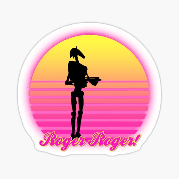 Retro Roger Sticker For Sale By Nyrzo19 Redbubble 0655