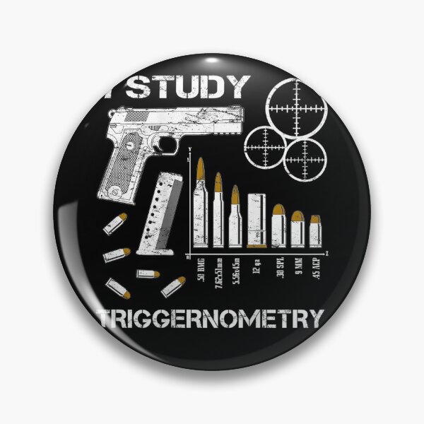 Item preview, I Study Triggernometry Gun on back Funny designed and sold by Conor6Dalla.