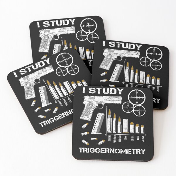 Item preview, I Study Triggernometry Gun on back Funny designed and sold by Conor6Dalla.