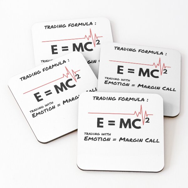 Item preview, E = MC Formula in Trading (Black) designed and sold by TraderShirts.
