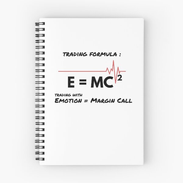 Item preview, E = MC Formula in Trading (Black) designed and sold by TraderShirts.