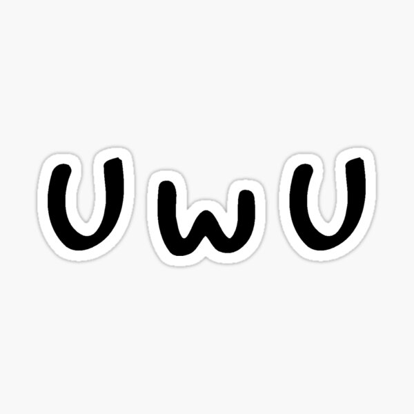 Uwu Emo Stickers for Sale