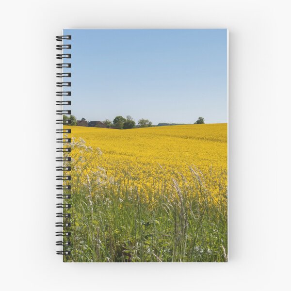 Item preview, Field of yellow rape flowers in spring designed and sold by EngineerGoC.