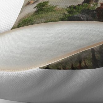 Alternate view of The Retreat Throw Pillow and Tote Bag Throw Pillow